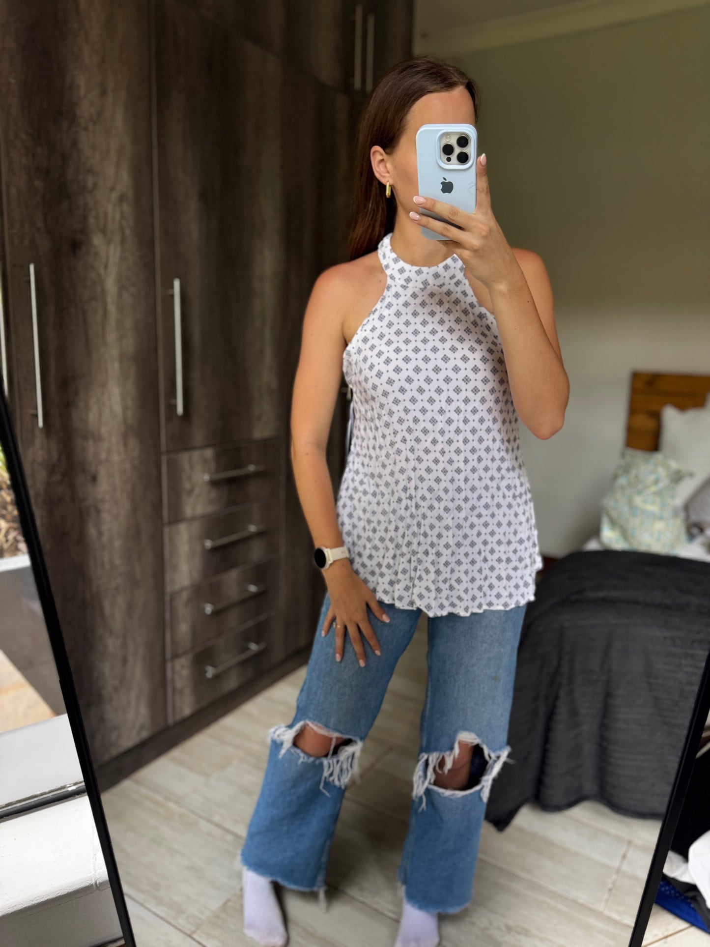 Cotton on pretty top (AA)