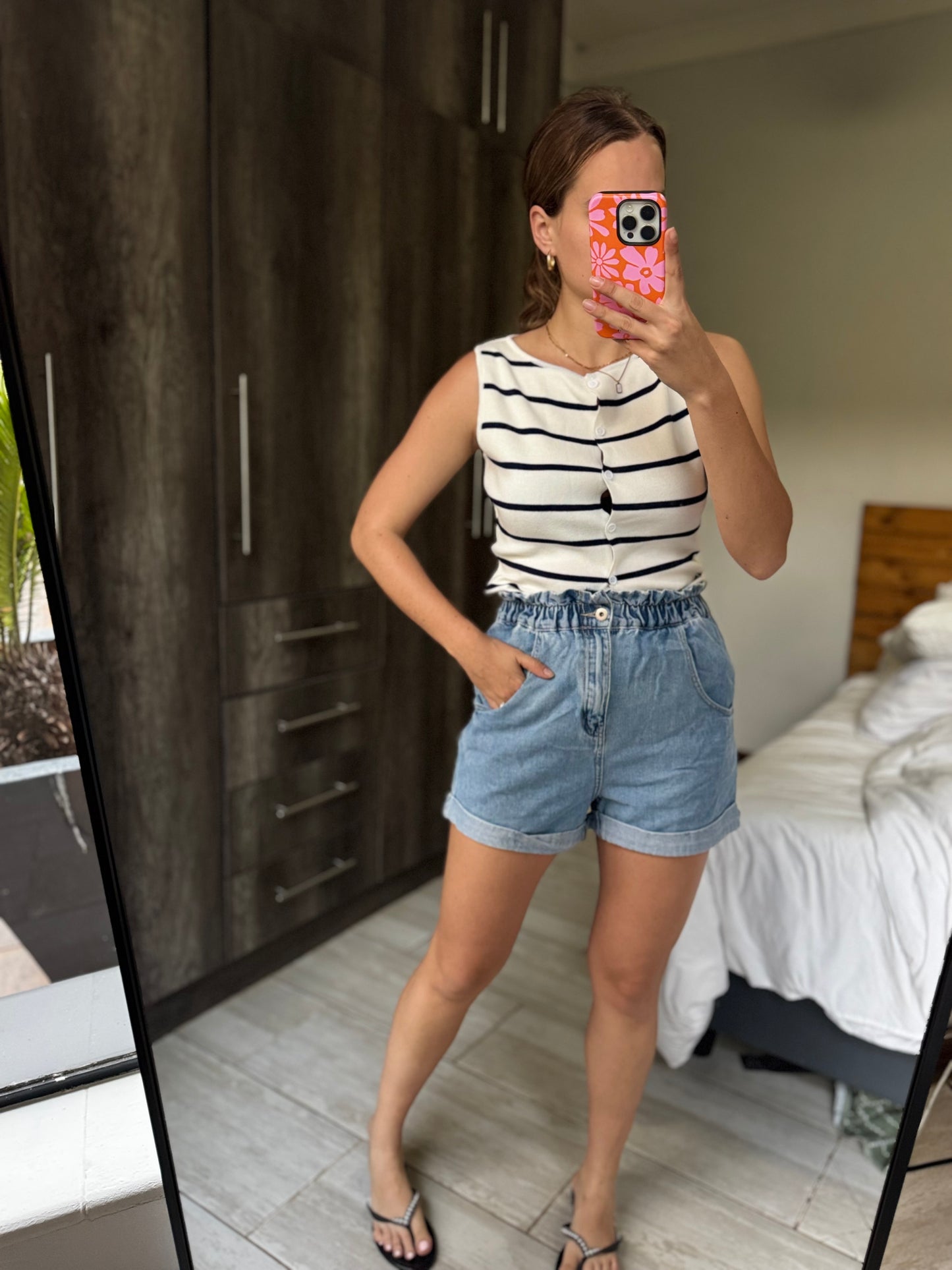 Cotton on denim shorts (P)