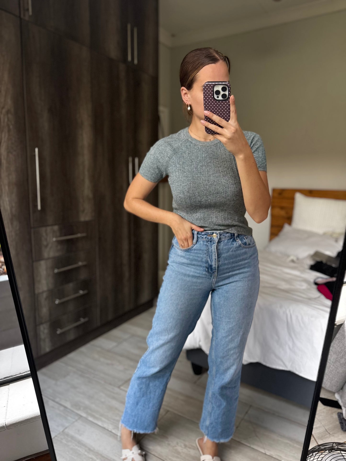 H&M green pretty top (R)