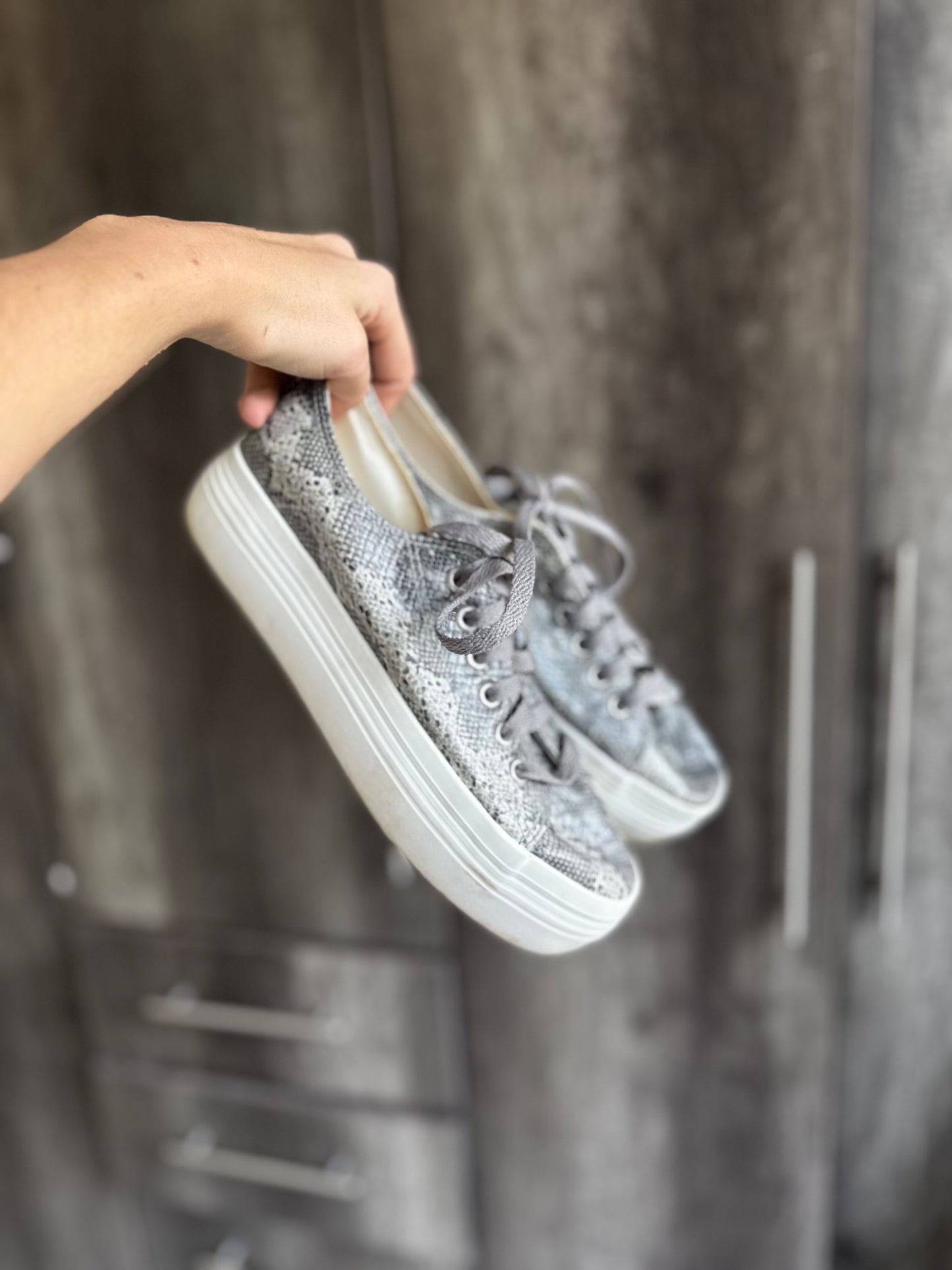 Woolworths snake skin sneakers