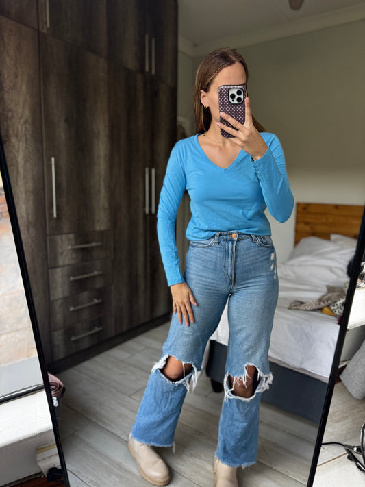 Woolworths blue long sleeve (X1)