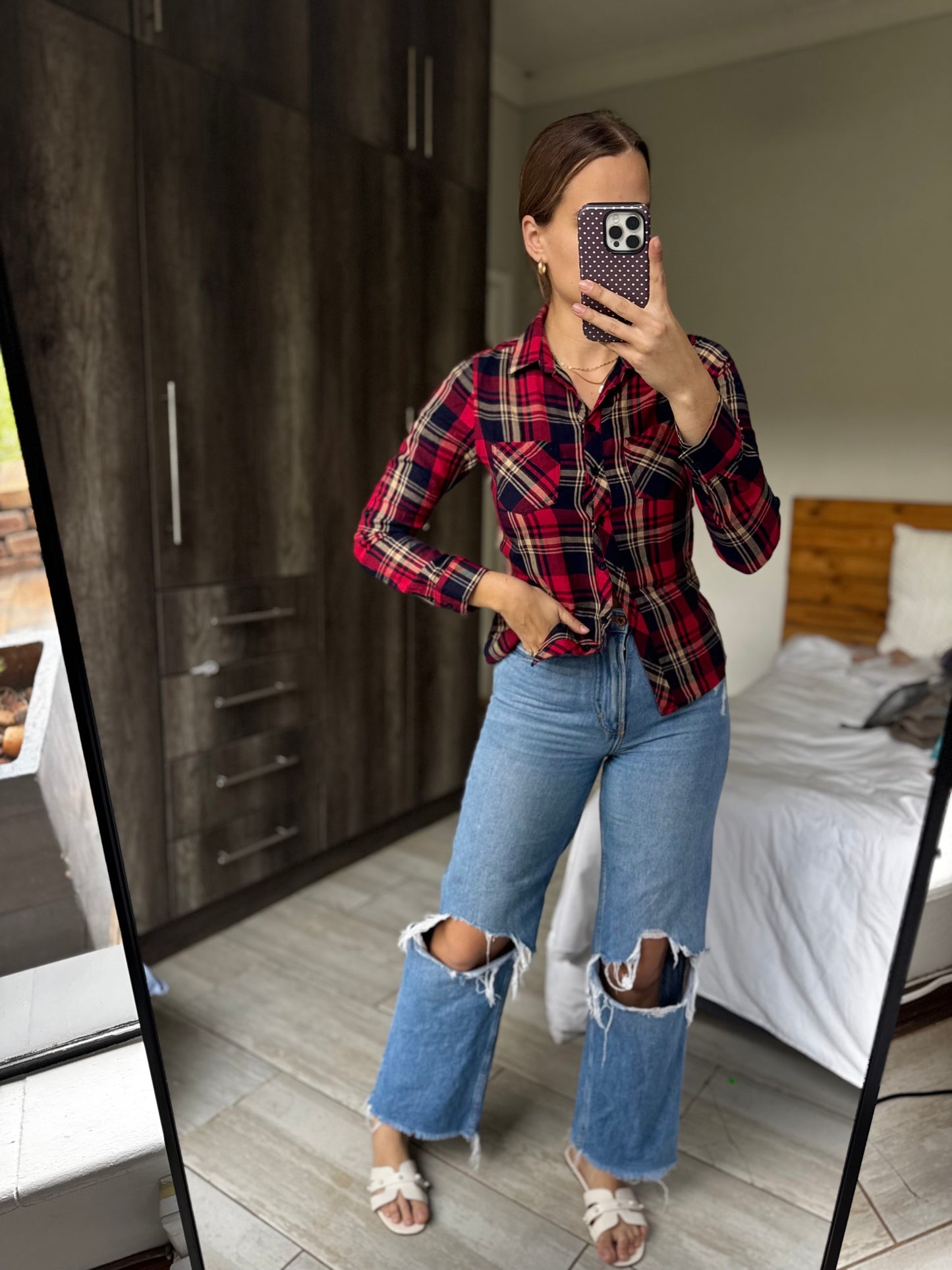 Red checkered top (OO)