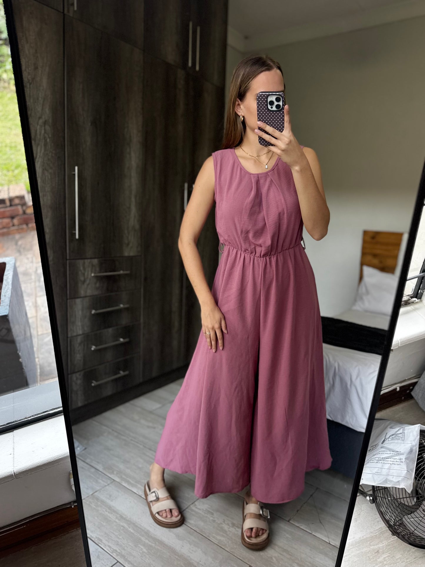 Stunning pink jumpsuit (H)