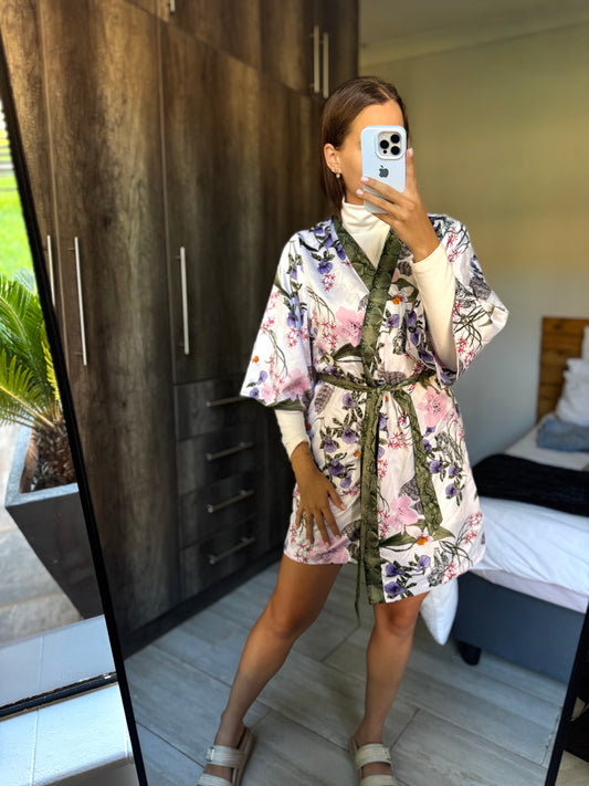 Bras&things floral robe (PP)