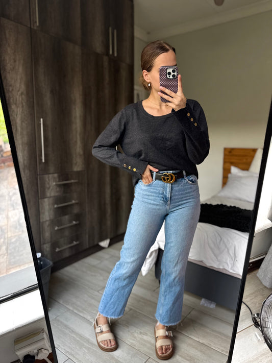 Woolworths grey sweater (W)