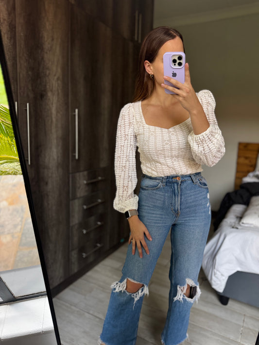 FOREVER NEW stunning cream top (X4)