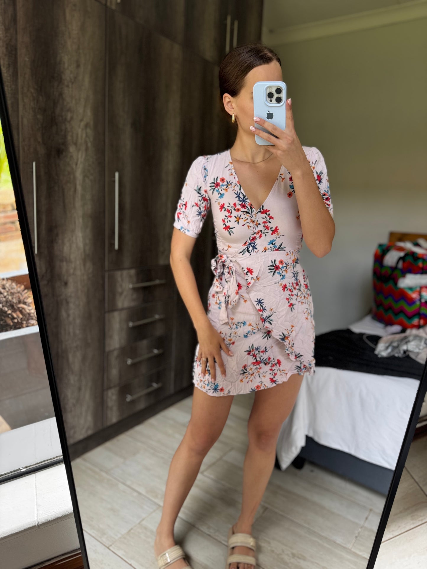 Woolworths floral wrap dress (GG)