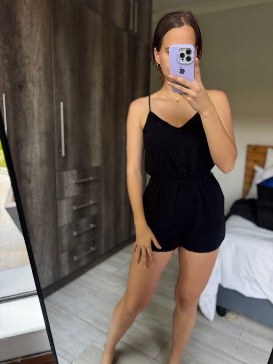 Woolworths black jumpsuit (R)