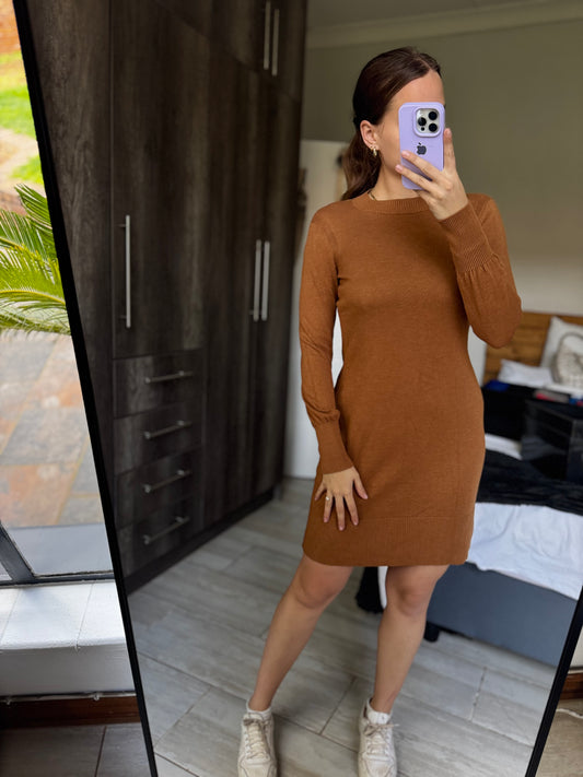 Woolworths brown dress (R)