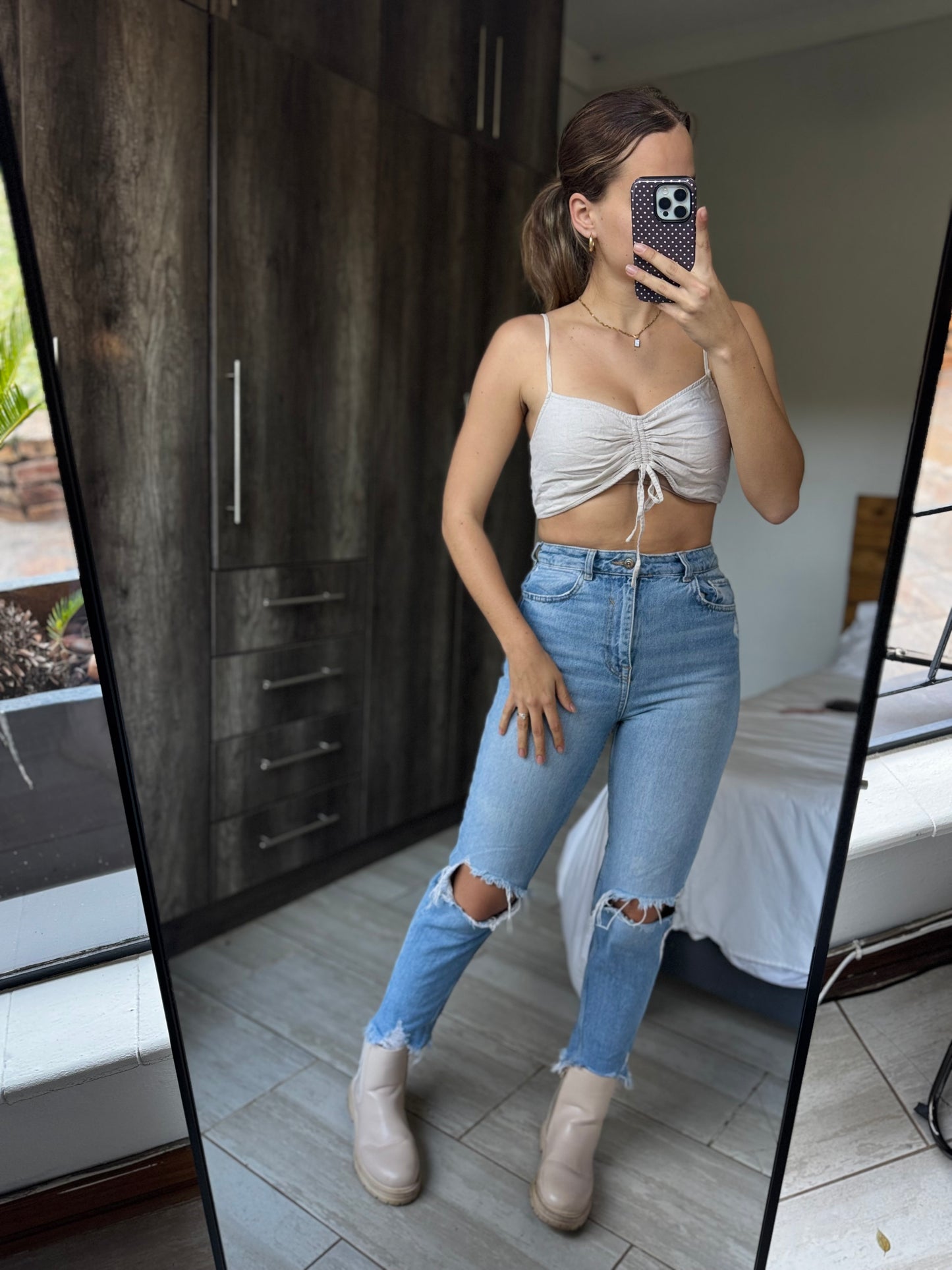 Cotton On crop top (SS)