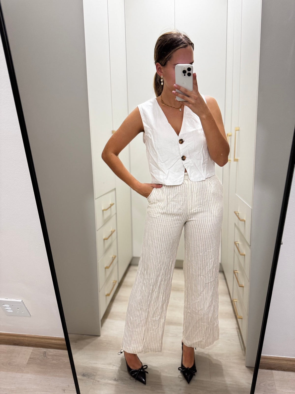 Brand New ZARA striped pants (HH)
