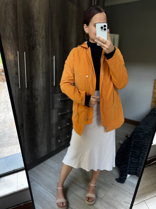 Suede orange jacket (K)