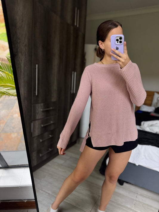 David Jones pink knitted sweater (R)