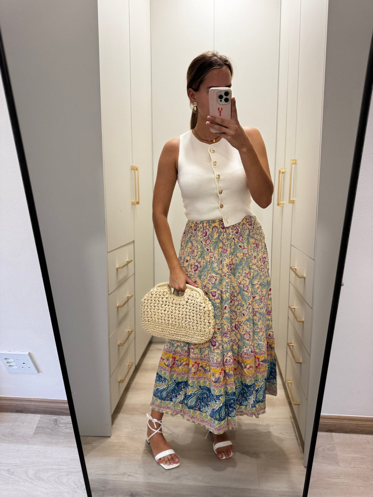 Stunning floral skirt (J)