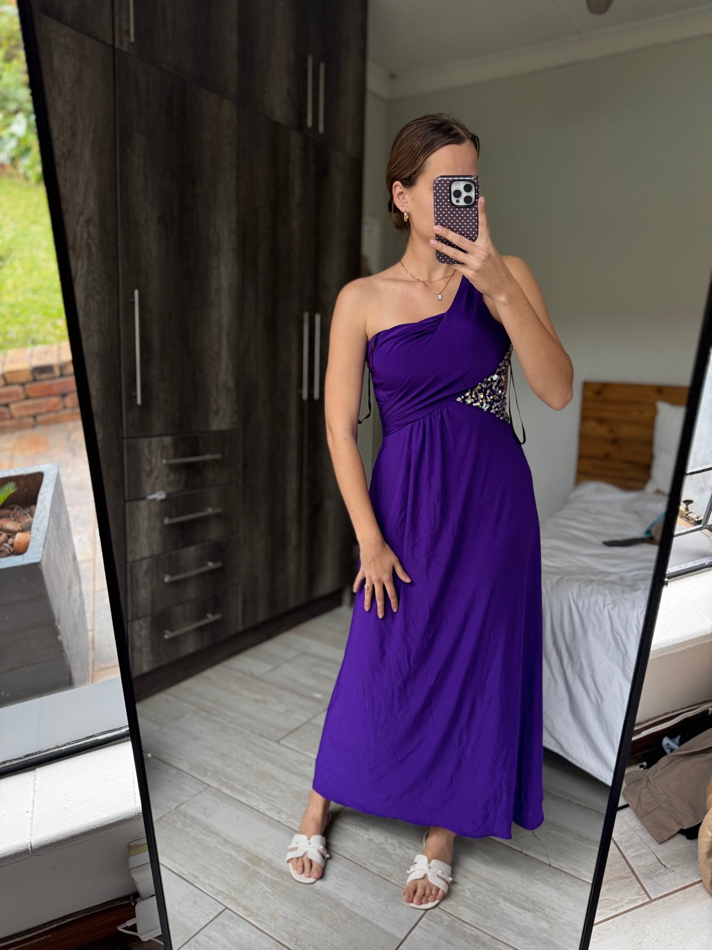 Stunning purple formal dress (OO)