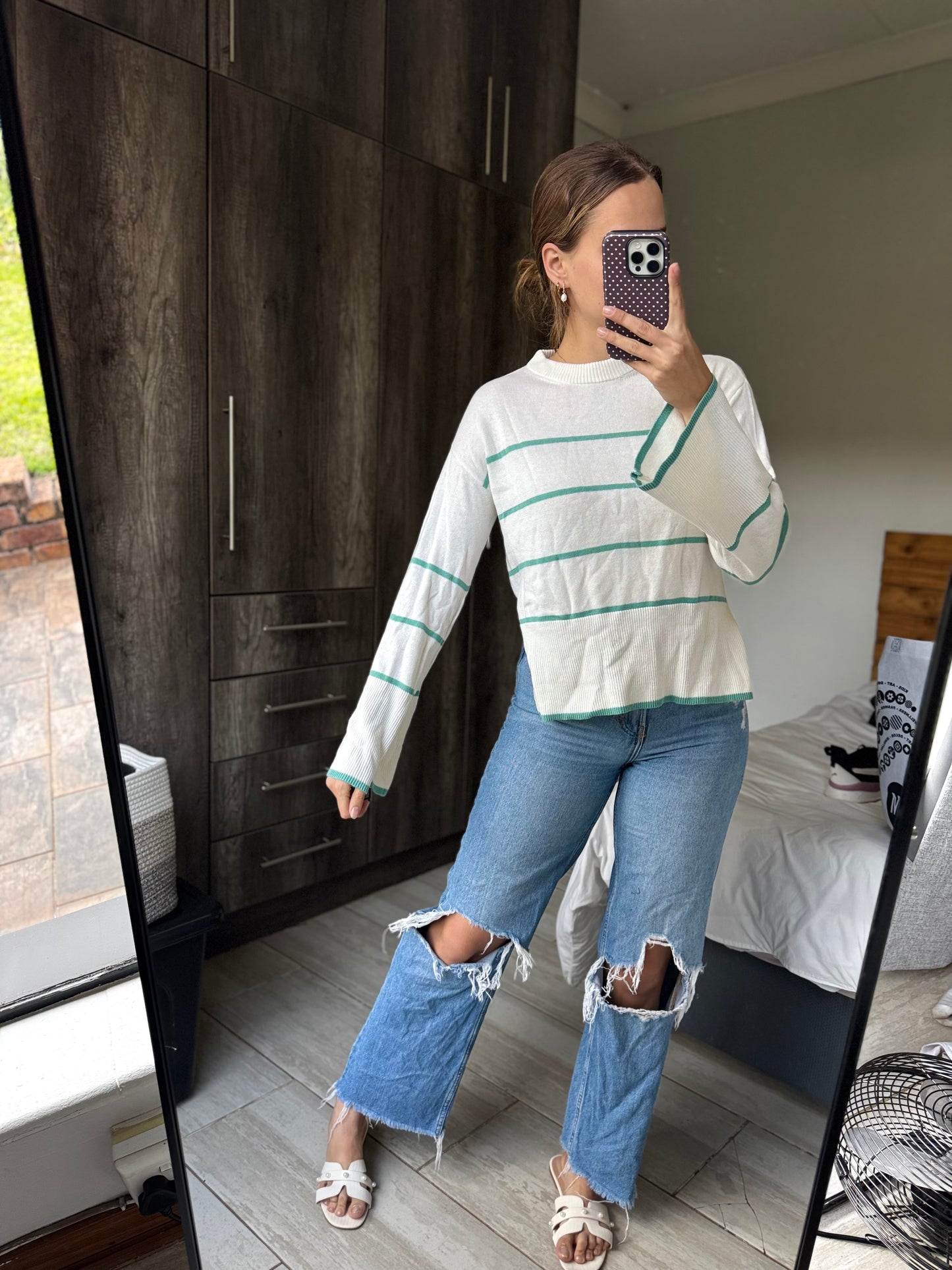 Striped knitted sweater from Desray (X1)