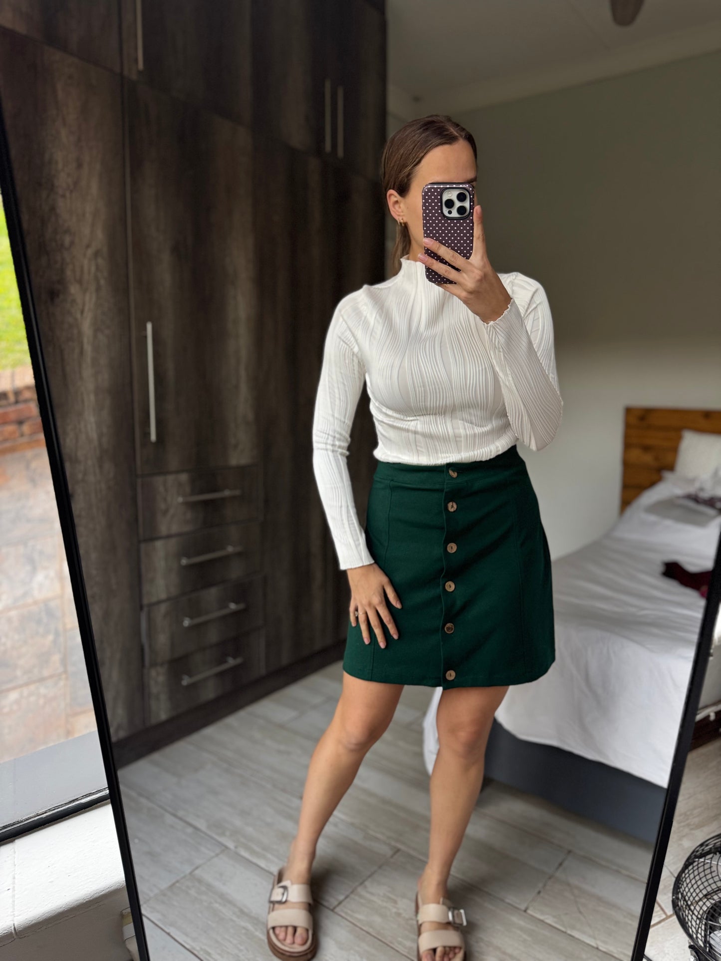 Green skirt (S)