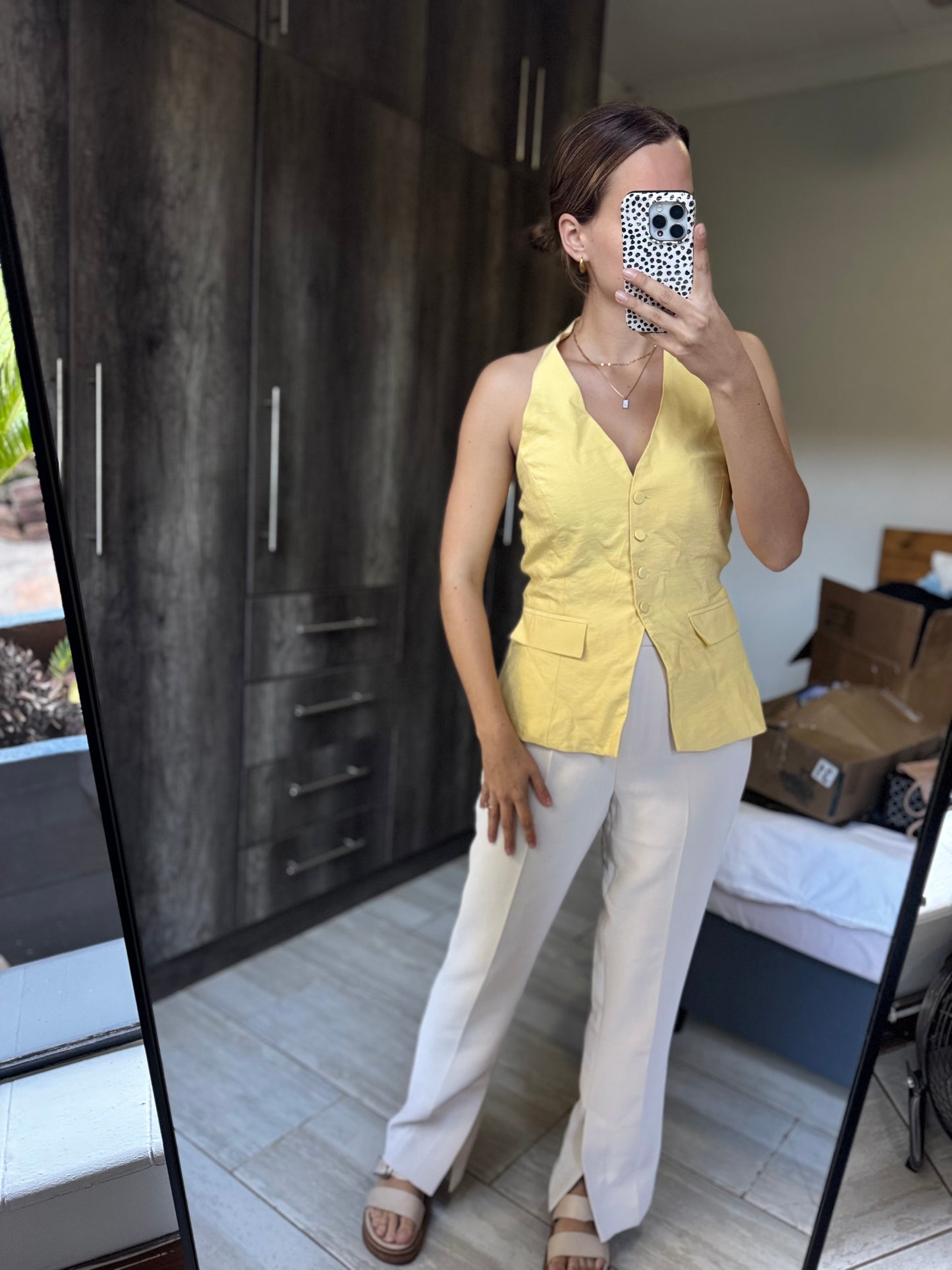 Brand New yellow vest top (F)