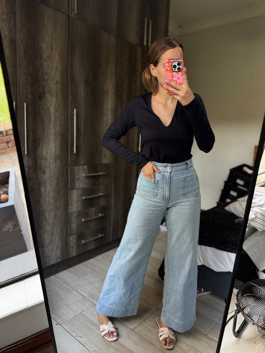 H&M black bodysuit (AAA)
