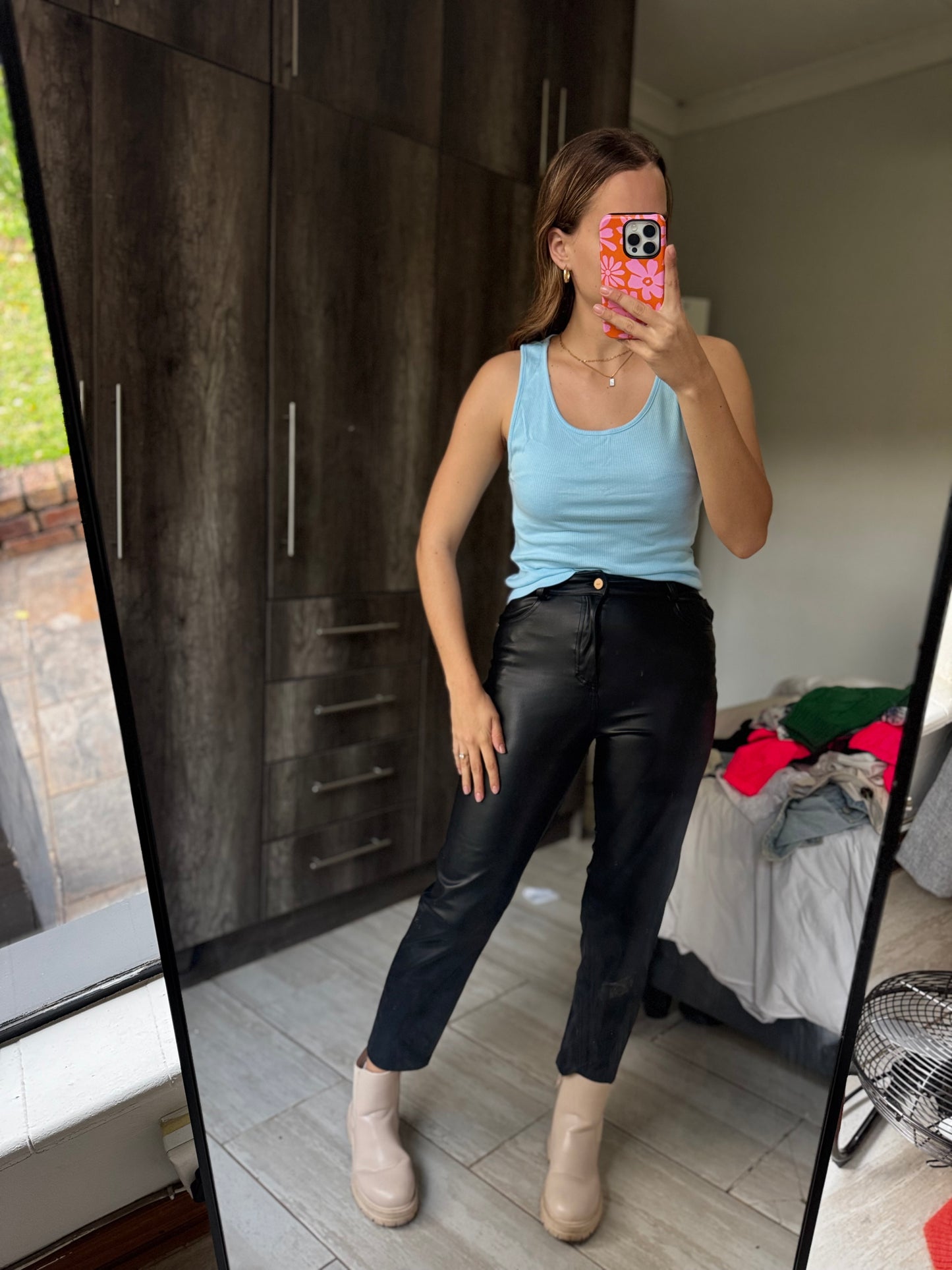 H&M blue tank (G)