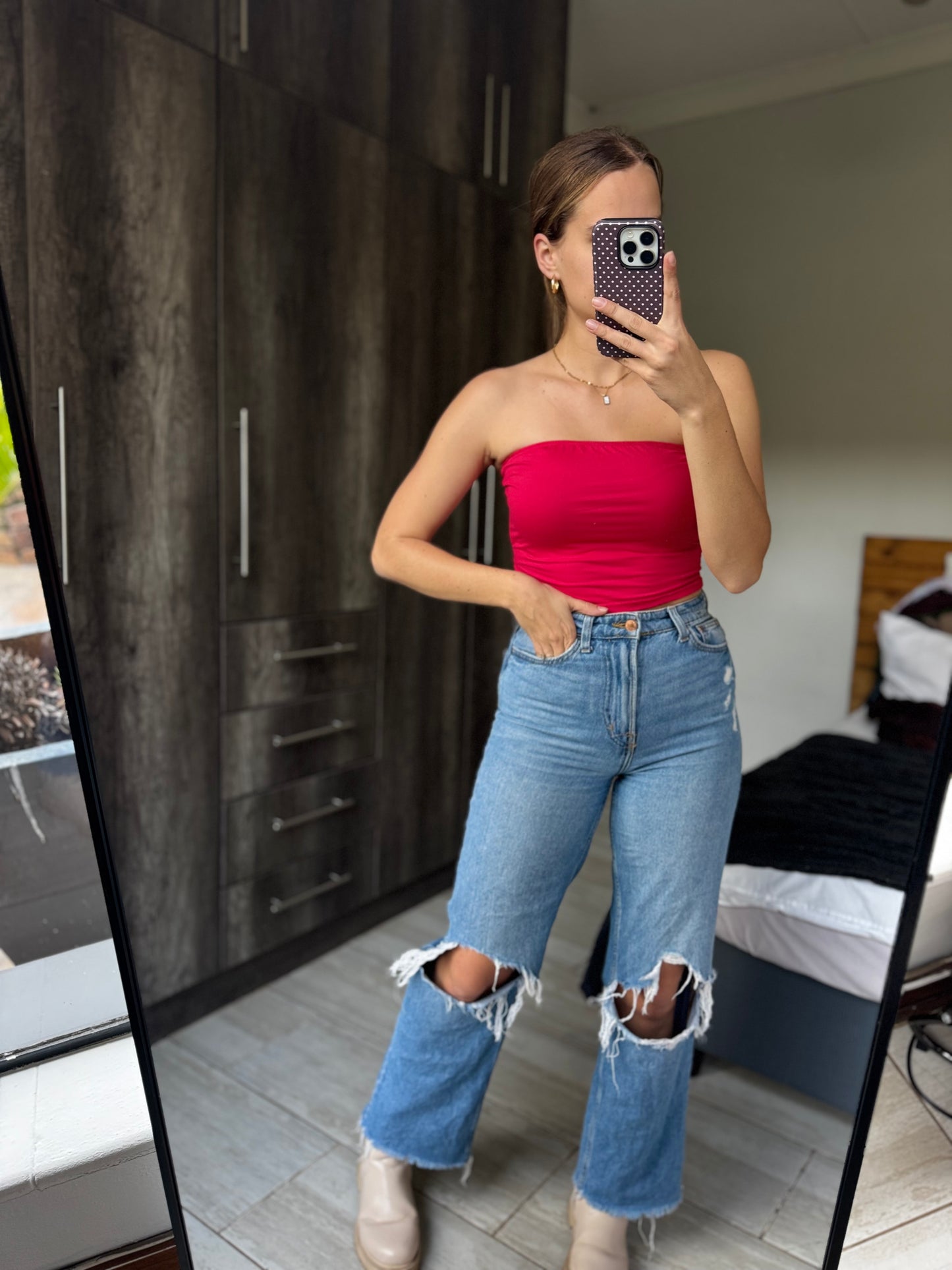 Red tube top (X8)