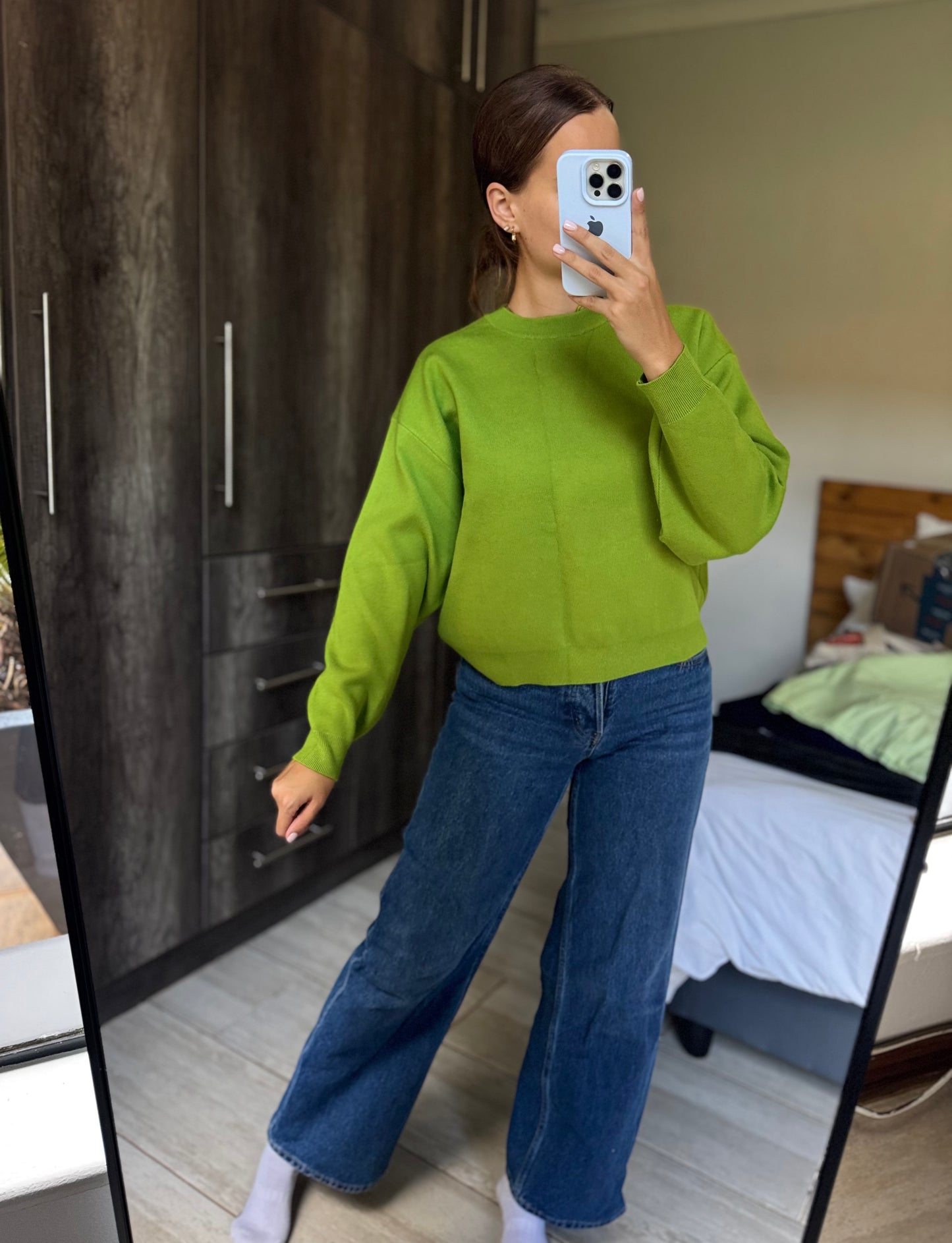 ZARA stunning green sweater (HH)