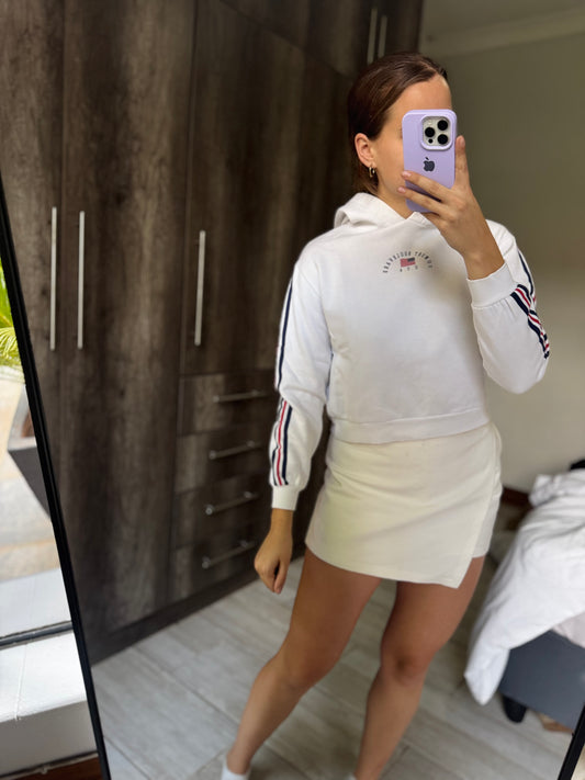 H&M white hoodie (L)