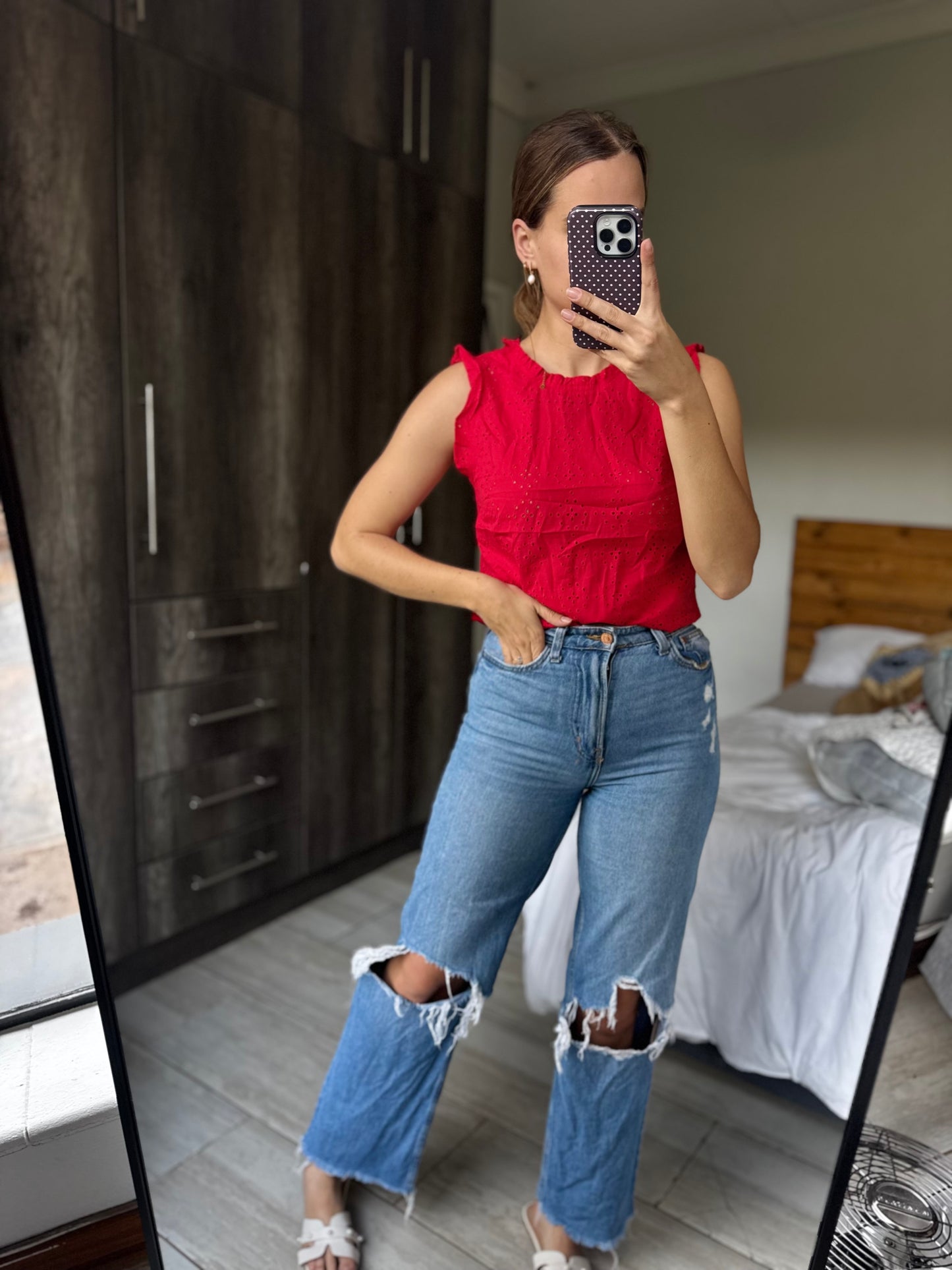Red pretty top (K)