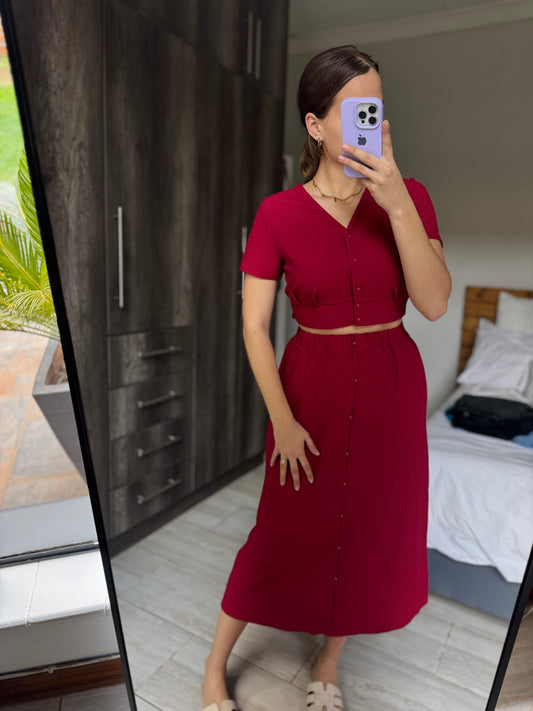 Maroon matching set (RR)