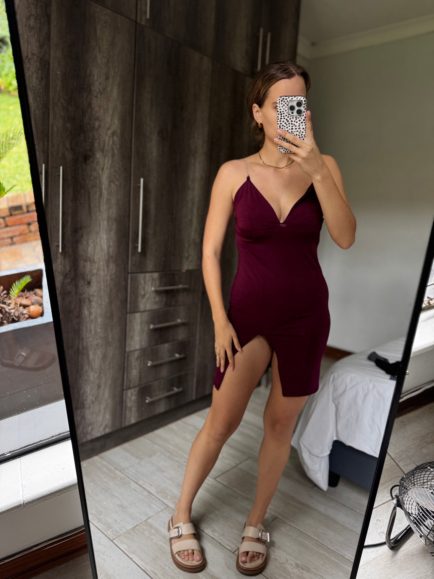 Burgandy dress (BB)