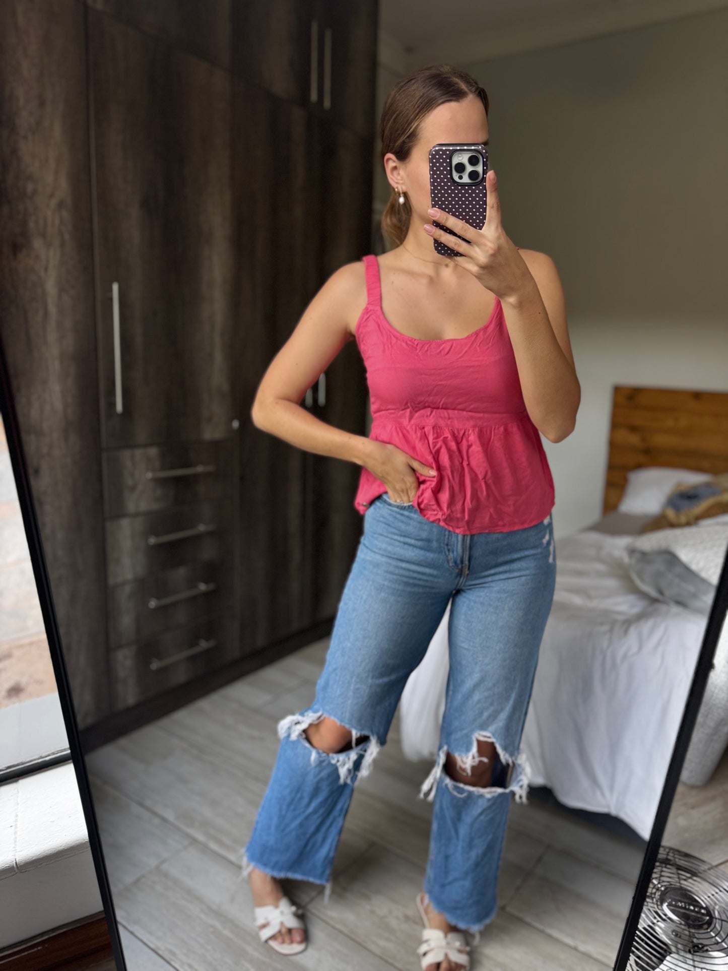 Refinery pink top (K)