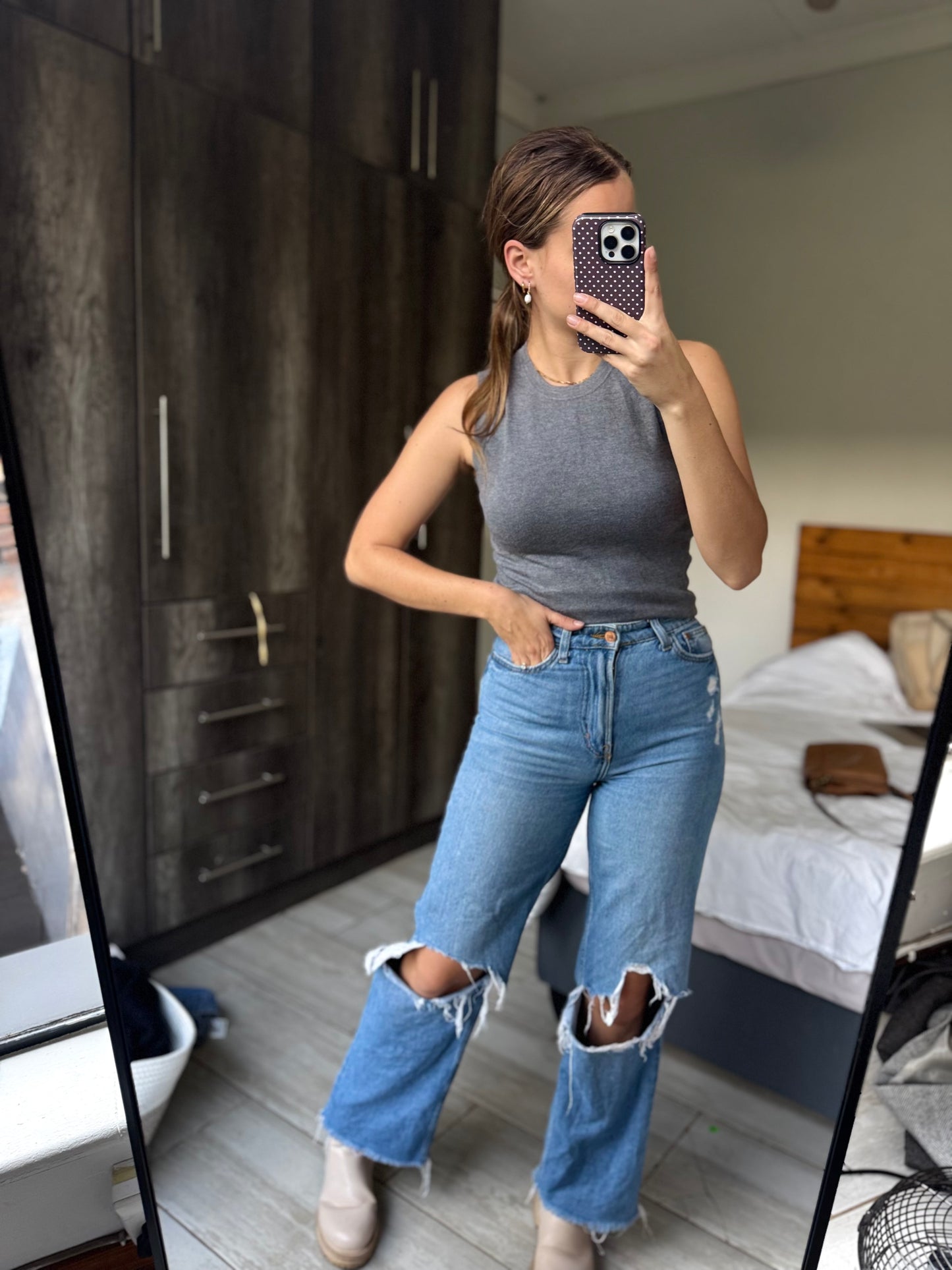 ZARA grey tank (HH)