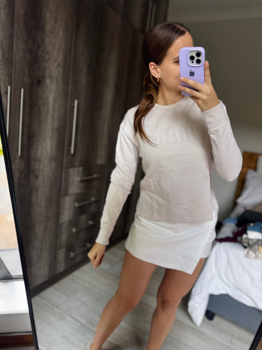 Journal cream sweater (RR)
