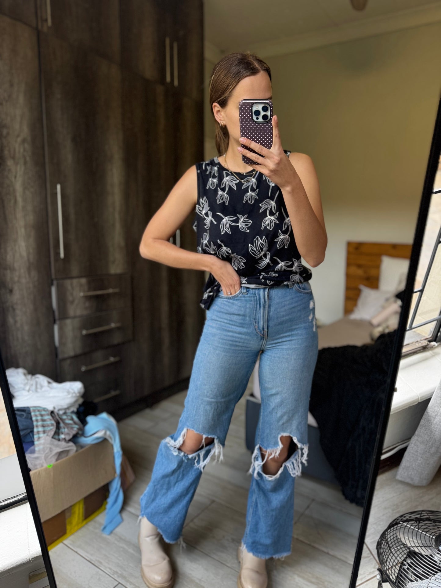 Floral top (A)