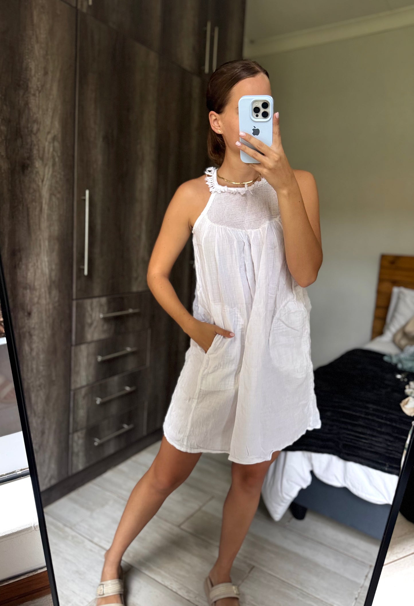 COUNTRY ROAD white dress (W)