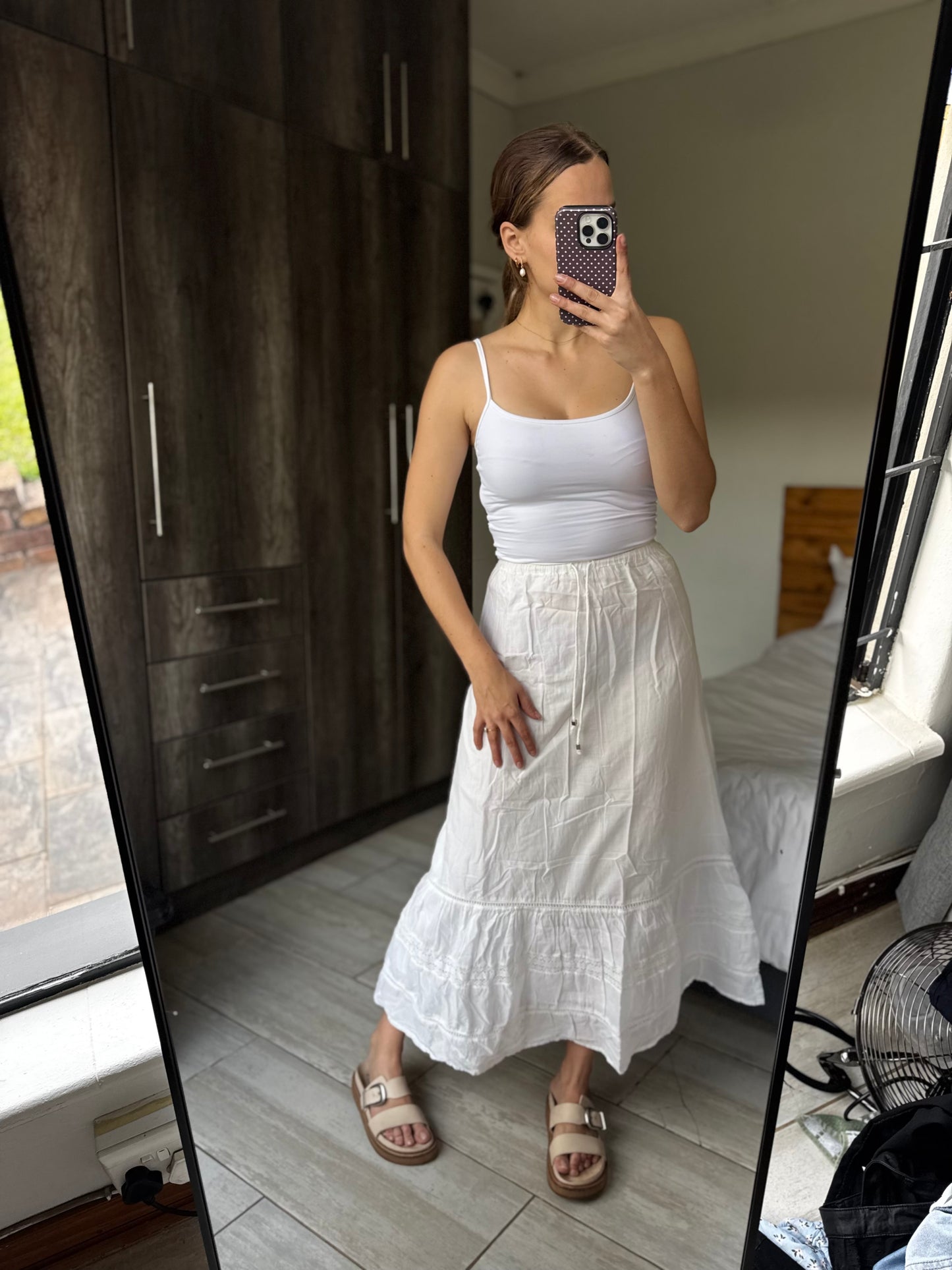 Cotton on white skirt (RR)