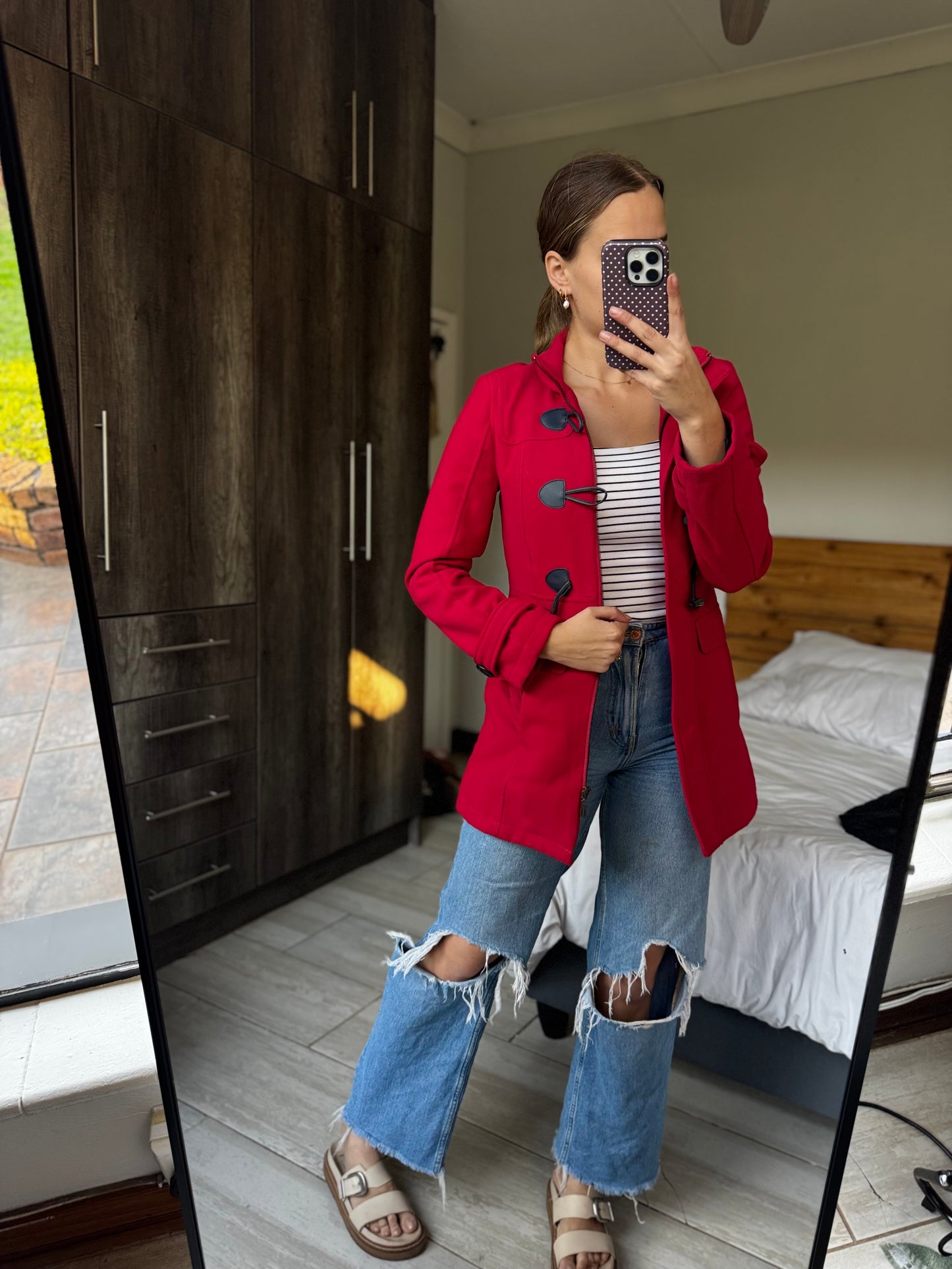 Truworths red coat (QQ)