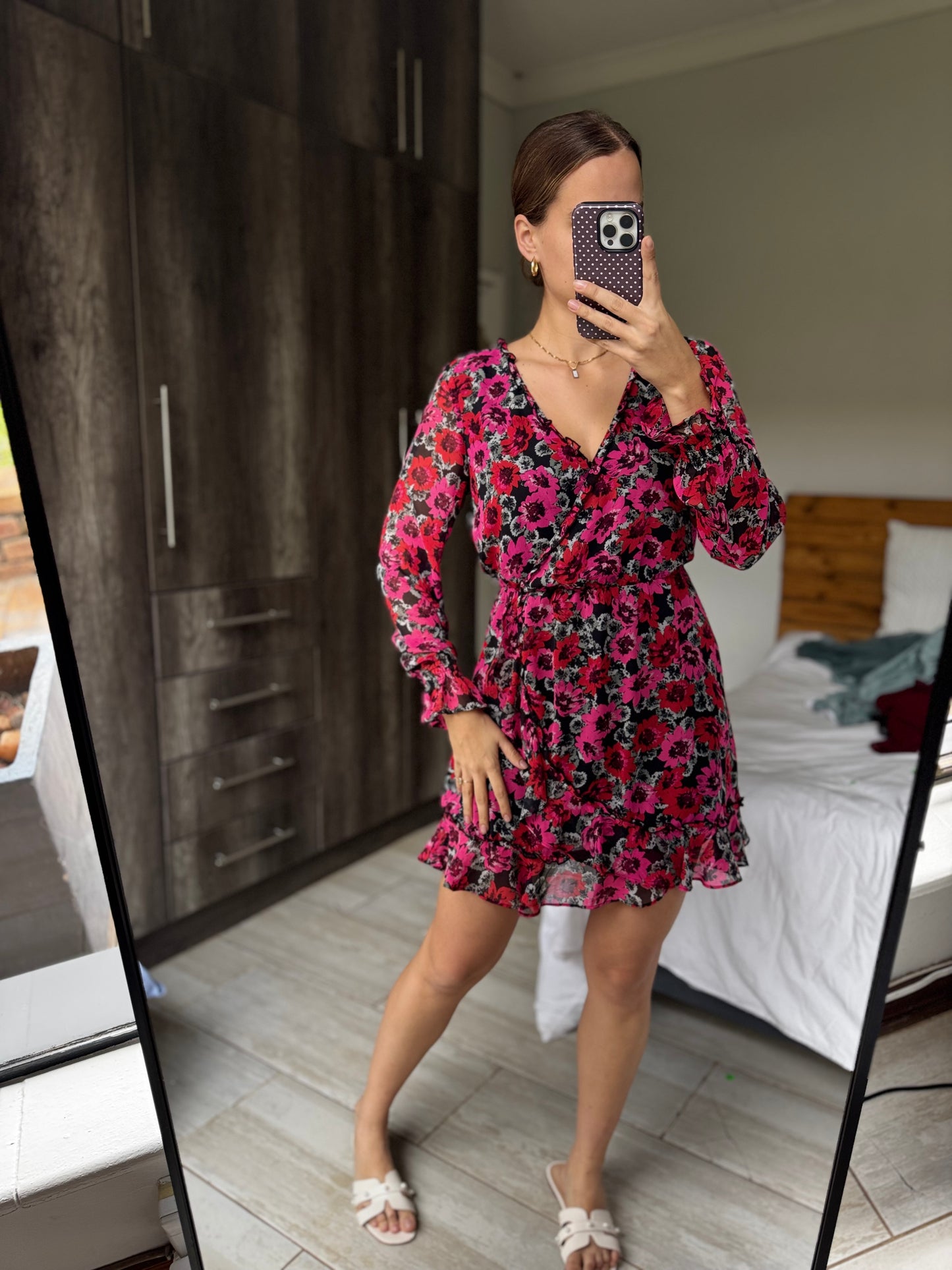 H&M floral dress (L)