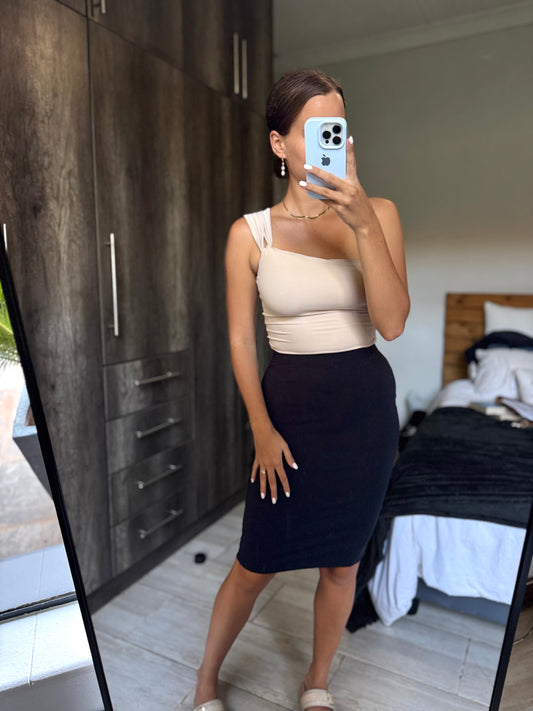 Woolworths midi skirt (T)