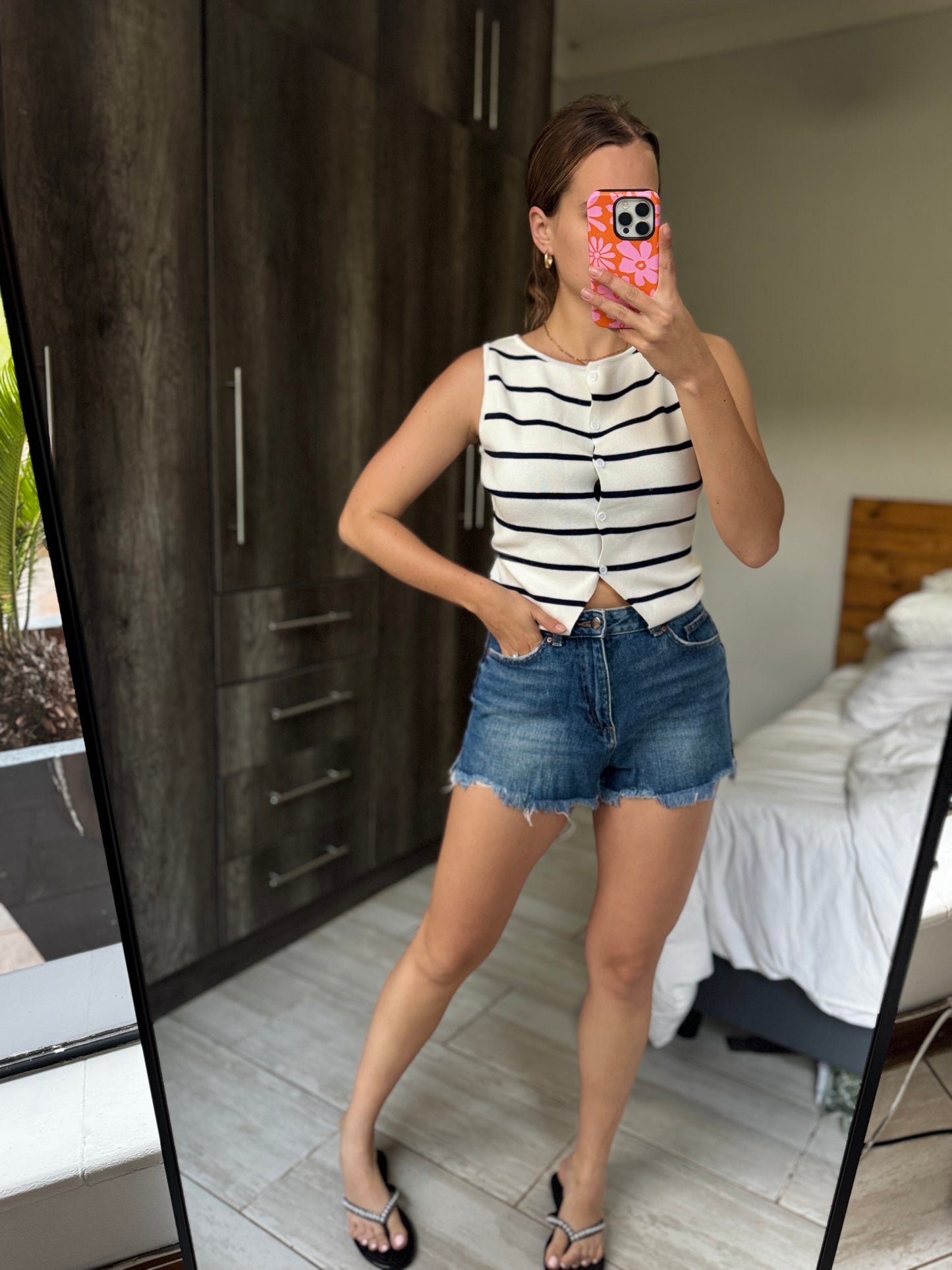 Denim shorts (P)