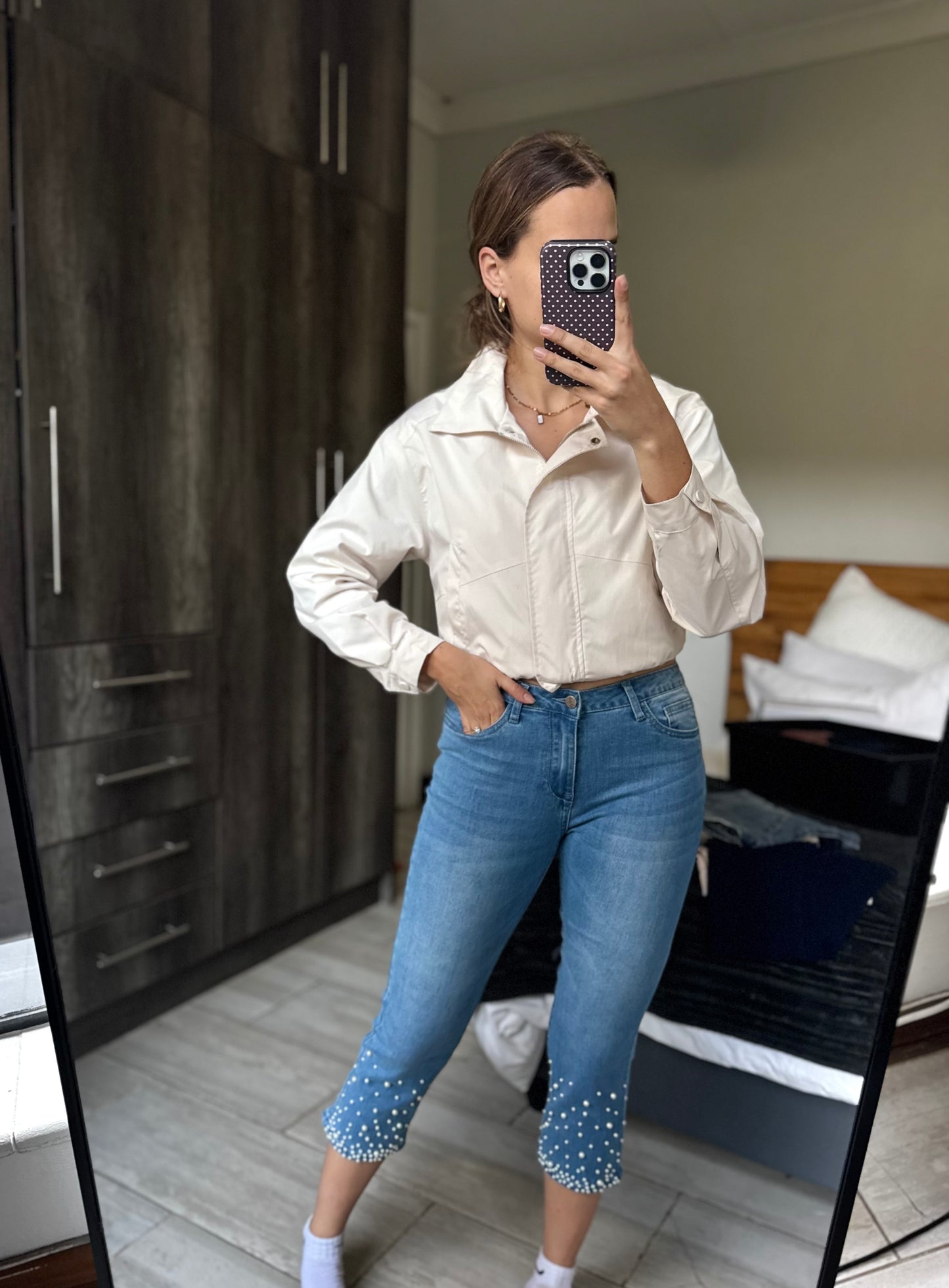 Queenspark pearl jeans (X)