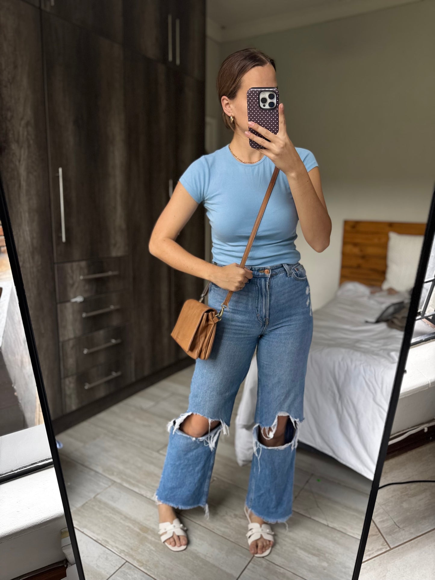 Cotton on blue top (OO)