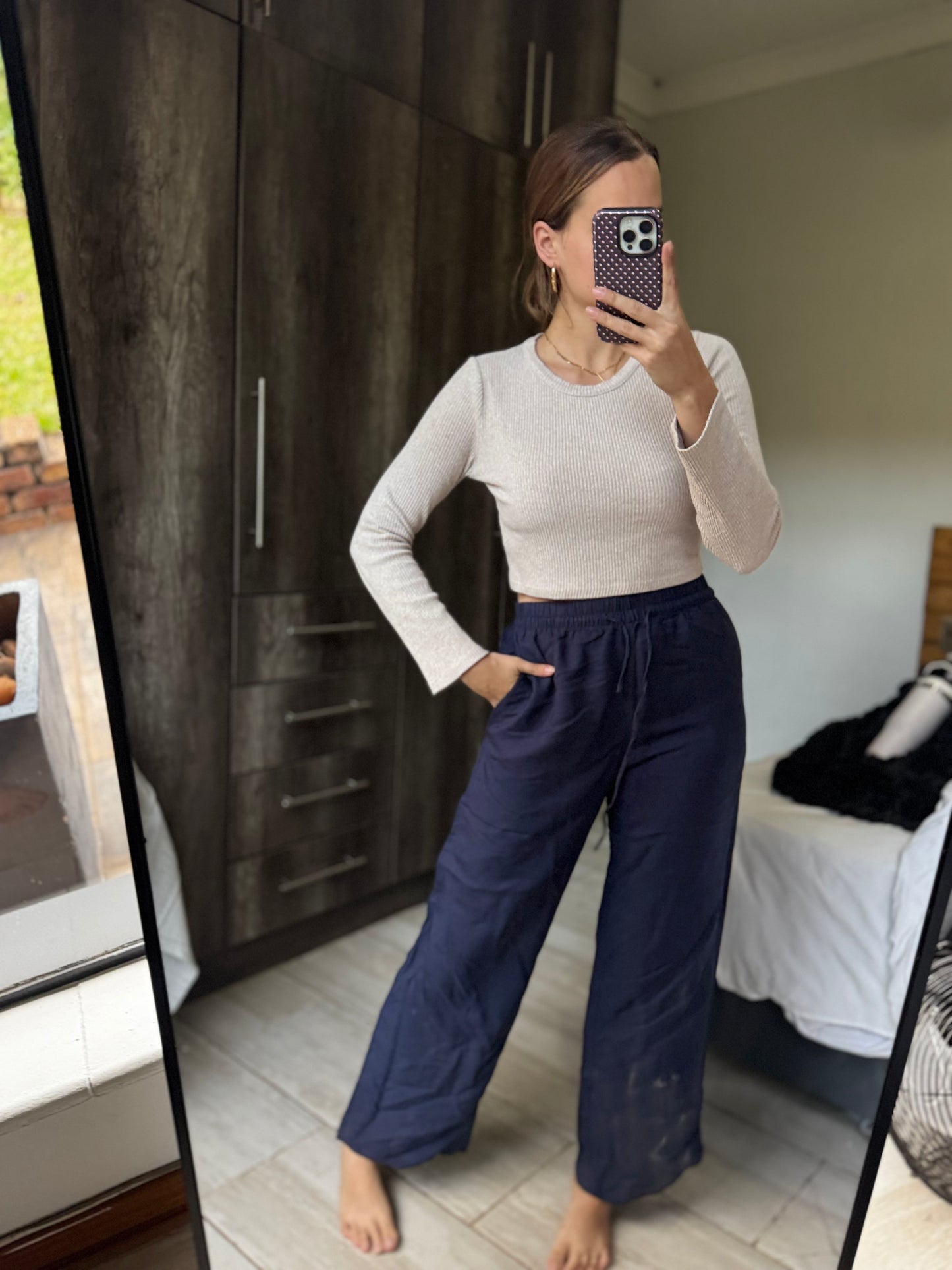 H&M navy pants