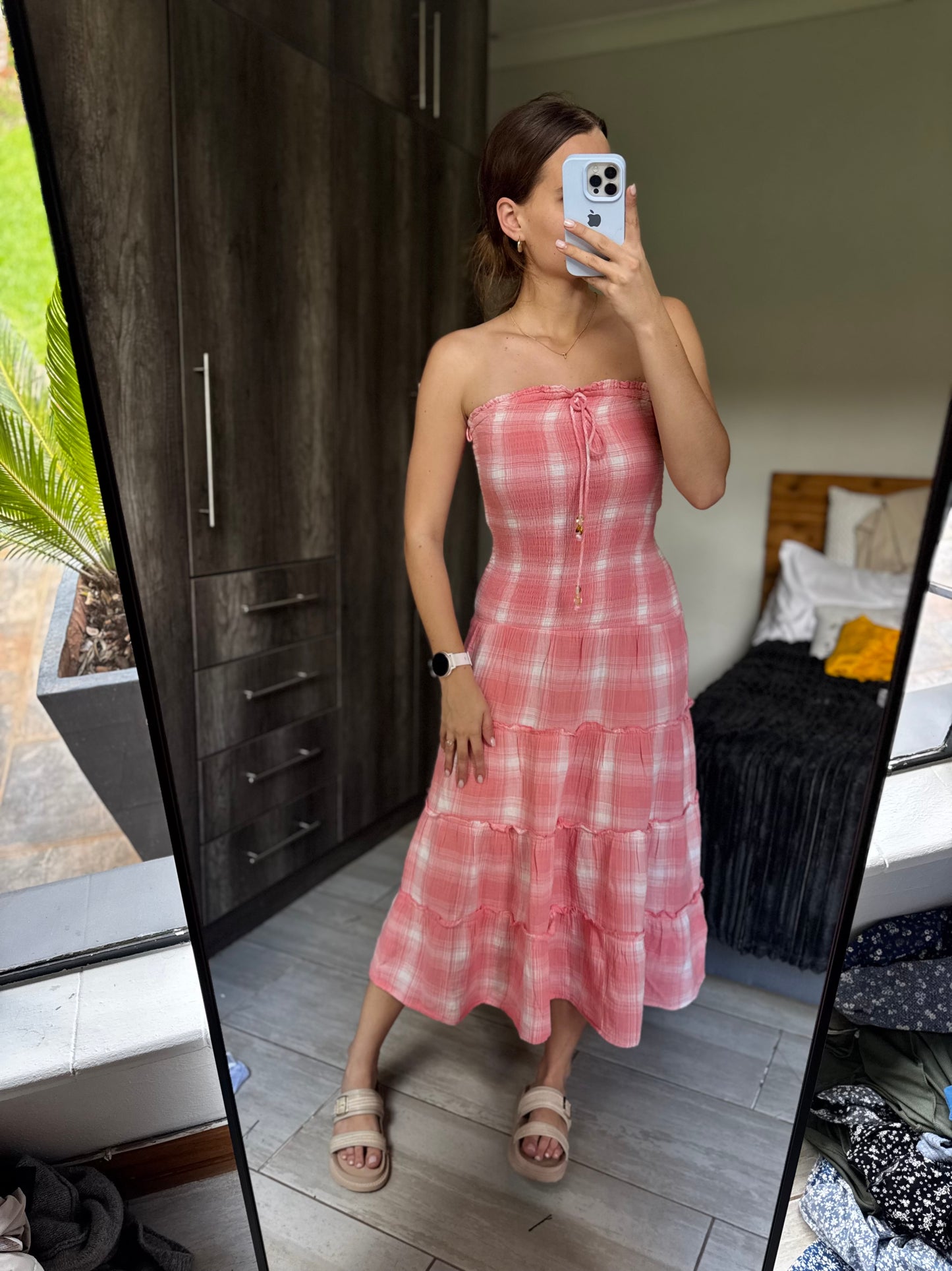 Cotton on pink dress (X6)