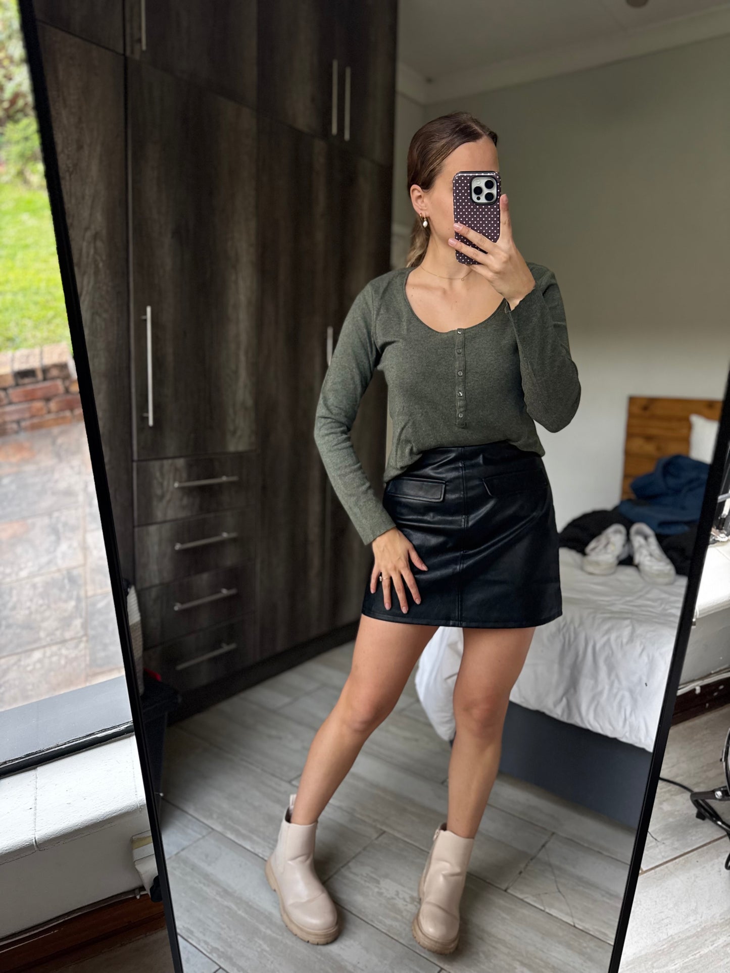 H&M green cardigen (X2)