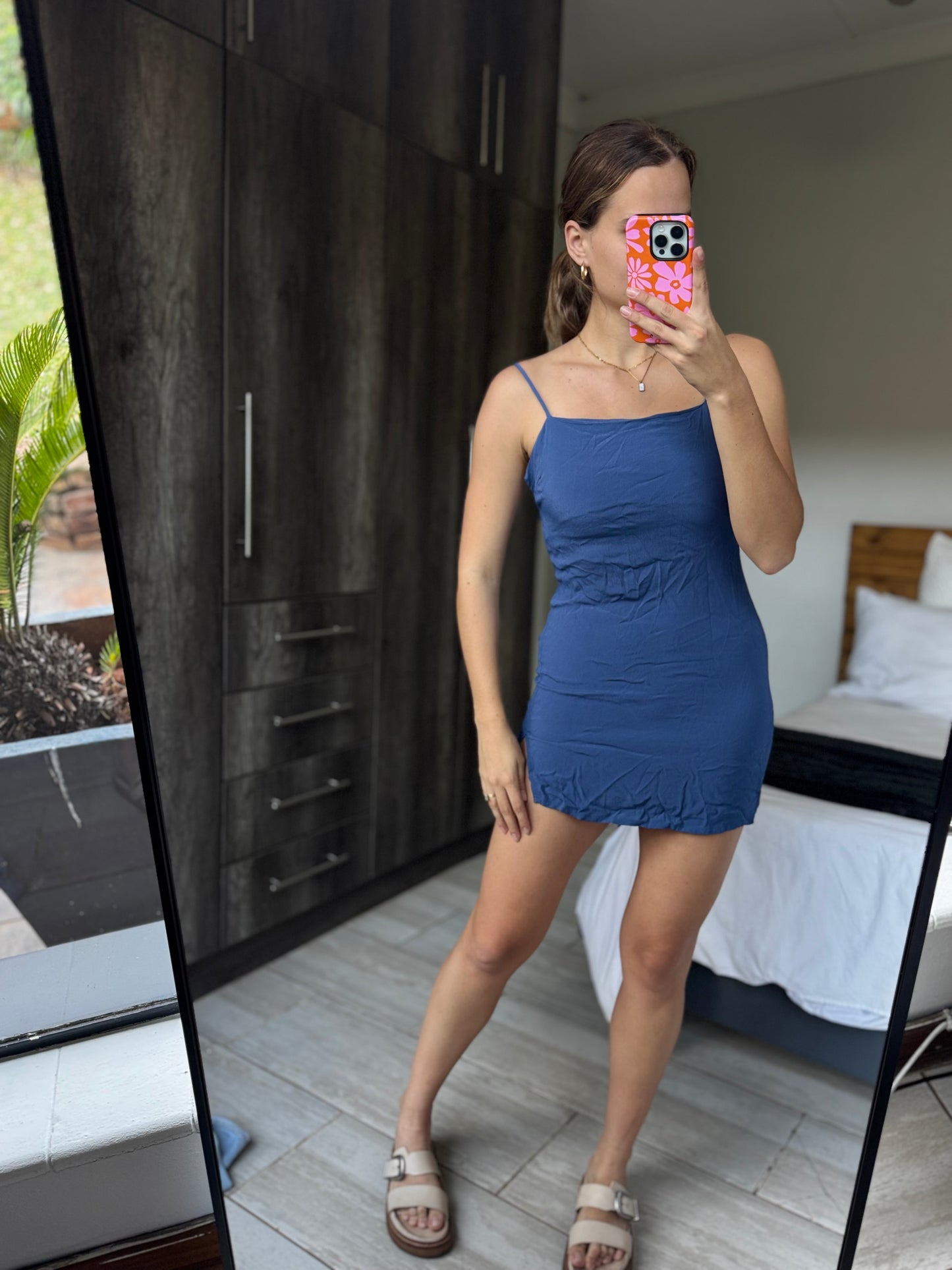 Cotton on blue dress (EE)
