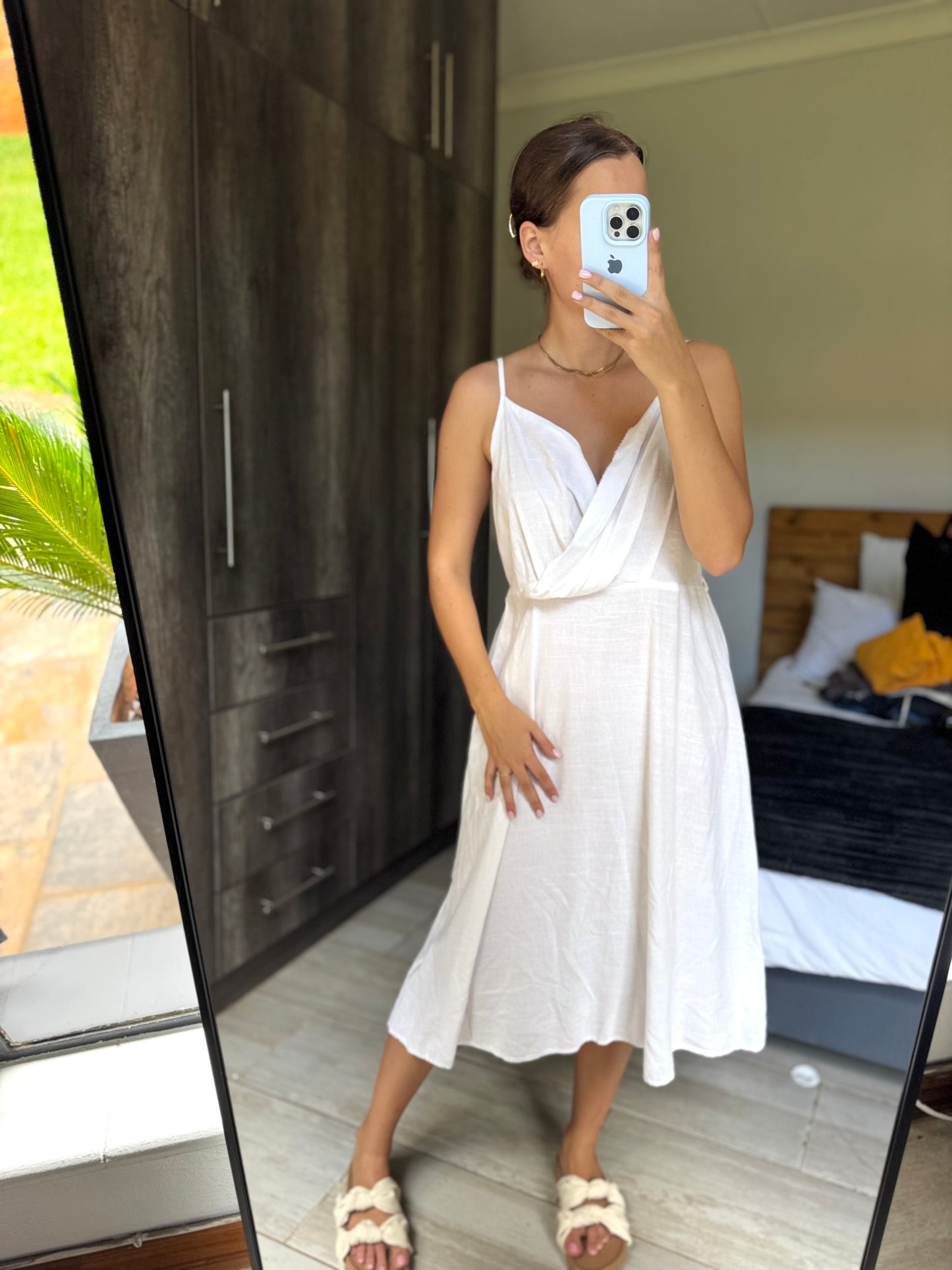 White midi dress (WW)