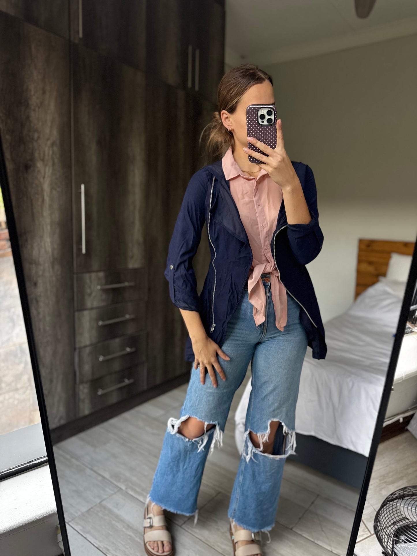 Navy jacket (F)
