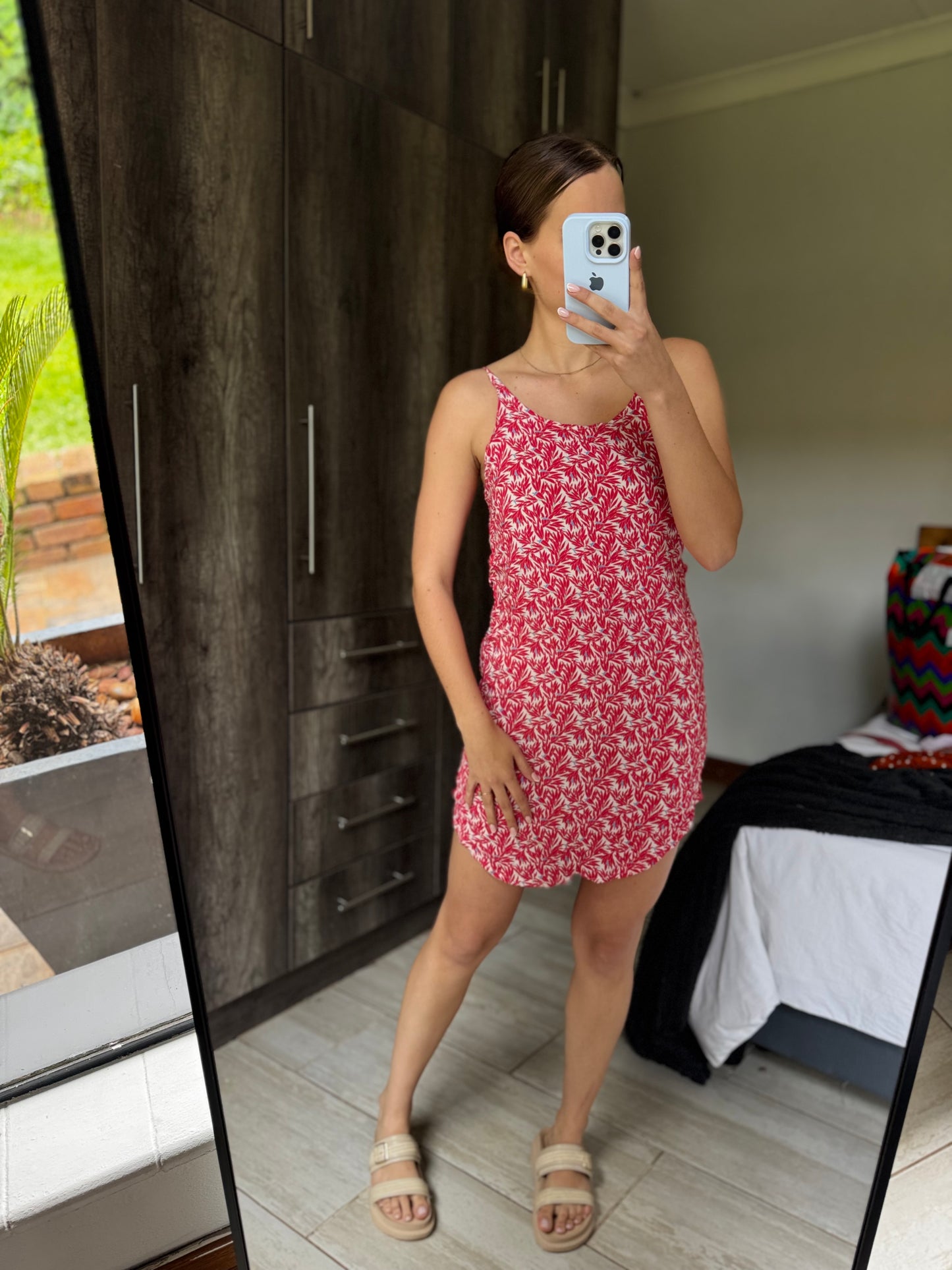 Red floral dress (GG)