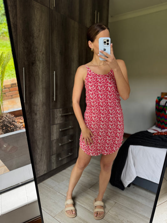 Red floral dress (GG)